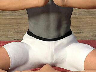 big city pleasures 55 - gina's gorgeous pussy groped through yoga pants