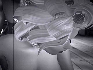 Loira vintage com negão pauzão enorme!