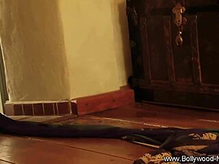 Intriguing sexy indian babe dancing sensually