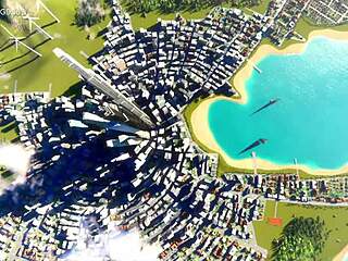 Apocalust wife betrays husband via phone sex in animated scene