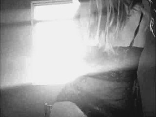 The hot neighbor teasing from the open window while the cuckold went to the market