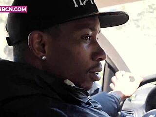 Woman Rides Boy's Big Black Cock in Rough Outdoor Sex with Black Pornstar!