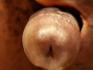 Hallelujah Johnson masturbates his big black cock to cumshot.