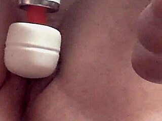 Blindfolded wife submits to old amateur husband