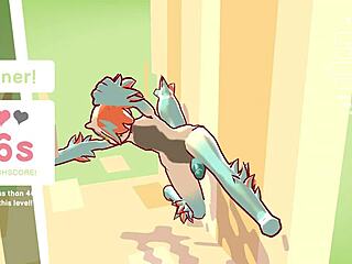 Odymos explora hentai LGBT salvaje en la uni, follando una lámpara del techo por el culo