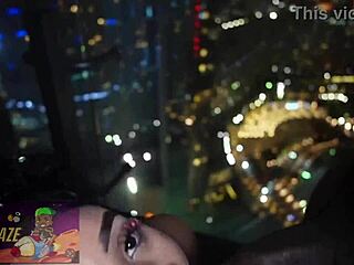 Ariel love sucks huge dick on balcony?