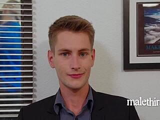 Workplace Romance Turns Into Office Gay Parody at Malethirst