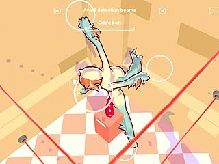 Odymos explora hentai LGBT salvaje en la uni, follando una lámpara del techo por el culo