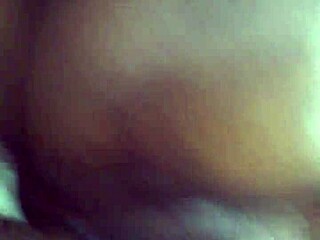 Ebony hooker with big booty deepthroats monster cock.