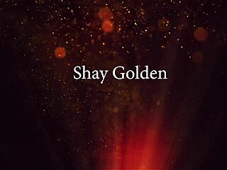 Blonde beauty Shay Golden double penetrates with glass dildos, wow! 😍