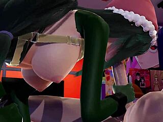 Tsuyu Asui rocks New Year's Eve cosplay in uncensored 3D hentai