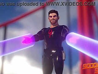 Gay Heroes Suck And Fuck In Intense Bareback Action