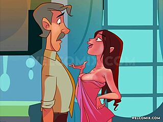 Momentele cele mai sălbatice ale Annei în animația hentai de acasă