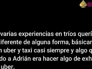 BBW Mexican Prostitute Sucks Cock in Public Taxi Outdoors