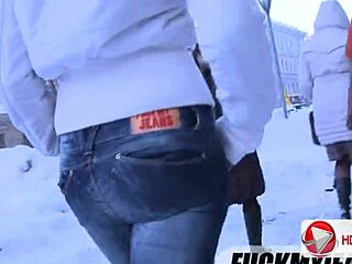 Amateur Anal Sex With Big Cock In Jeans 😈