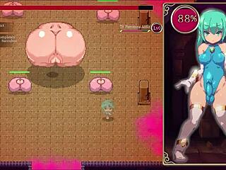 Mage Kanade futanari gangbang donjon avec creampie!