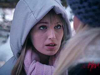 Petite Teen Sucks and Snowballs Cum in Mouth