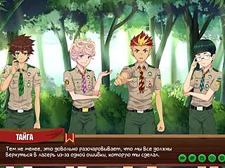 game buddies joke around with photo in camp episode