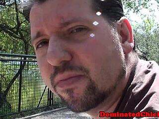 Busty Submissive Tied Up for Rough Maledom Cock Pleasure