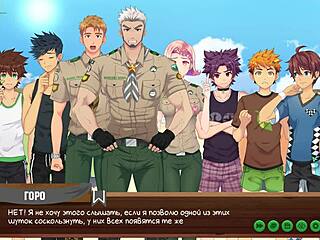 Amigos de juegos bromean con foto en episodio de campamento