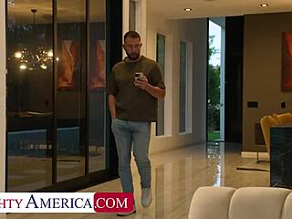 Hayley Davies, my wife's hot friend, opens her wet pussy for a monster cock! 😏