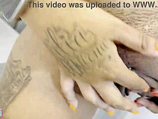 Pelacur Brazil merengek minta creampie dubur.