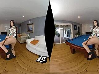 Violet Starr gets snookered into intense virtual masturbation 😏