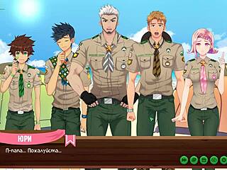 game buddies joke around with photo in camp episode