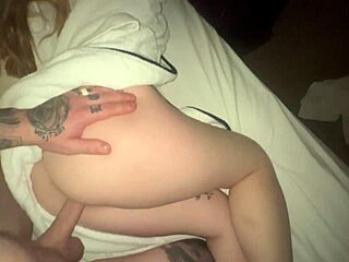 Stepmom MILF Spreads Pussy in Bed with Dirty Foreplay