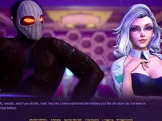 Kuuma robotti-huora imee intensiivisesti isoa kyrpää avaruudessa subverse jakso 1