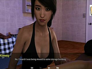 Blonde Penny Attempts Naked Run In Game