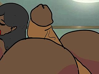 Sexy bbw ebony nigerian usher gets fucked at party