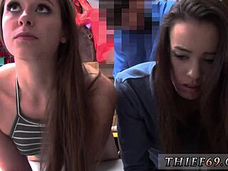 Police Officers Seduce Big Tits Teens in Hardcore Threesome Group Action.