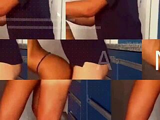 Giving Pussy In Swing And Ass At Home With Deepthroat