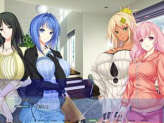 In Akumeru Family, Mahiru Gets Stuck in the Wall, Revealing Her Big Ass and Tits for Masturbation.