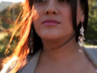 hugetits milf rides cock in stockings, feeling the fantasy storyline build