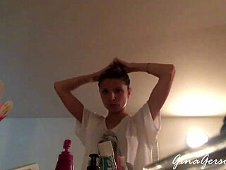 footjob home video with young blonde teen 😍