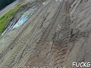 Sweet Mature Lady Sucked and Fucked on Spy Cam