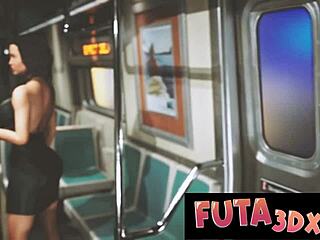 Board The Big Dicked Futa Train For Face Fucking