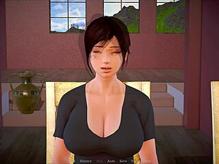 my new family game with blonde