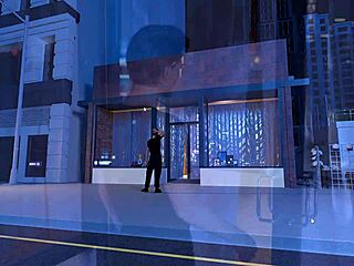 In the freshwomen game, a whore gets rough public deepthroat.