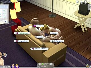 just saw young sims character giving wild 3d blowjob