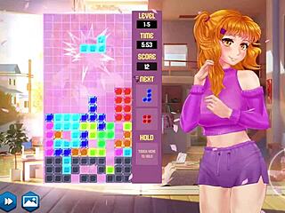 Intentando Pasar with Gamer Girls in Wild Anime Action Scene