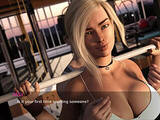 Summer Sumiu, 43, com Loira de Bunda Grande na Academia