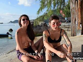 Bren Submits To Lesbian Muff Diving And Kissing In Homemade Scene