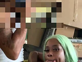 Neighbor helps with move, receives deepthroat blowjob on big black cock