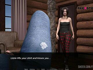 Dusklight Manor: John Fucks Lizzie in Pussy and Anal with Blowjob Action