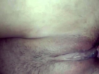 Brunette daughter with small waist tries first painful anal fucking!