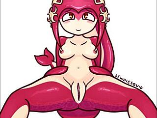 mipha from legend of zelda in wild hentai rule 34 compilation