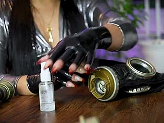 Detailed Exploration of Black Latex Gloves in Fetish ASMR